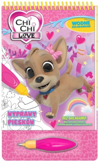 Chi Chi Love: Carte de colorat cu apă – Aventuri cățelușe