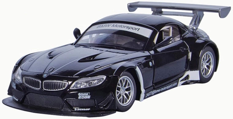 Model metalic BMW Z4 GT3 1:32 cu lumini și sunete