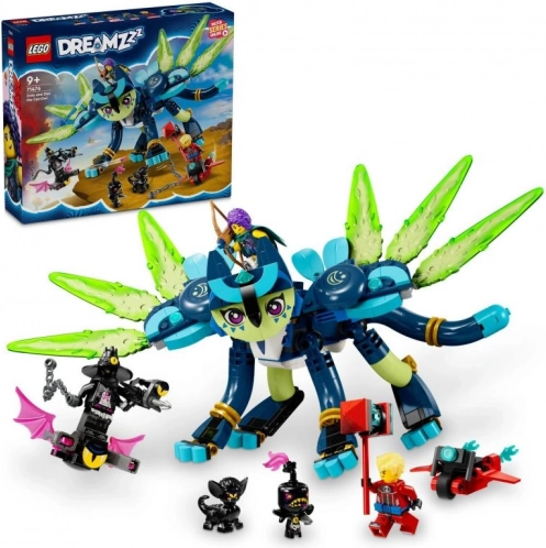 LEGO® DREAMZzz™ 71476 Zoey și Zian, pisică-bufniță
