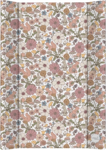 Ceba Baby saltea de înfășat cu placă rigidă Basic Garden 50 × 70 cm