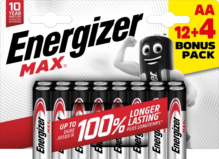 Energizer Max AA baterii alcaline 16 buc