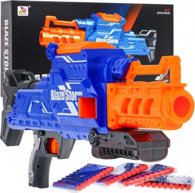 pistolă automată pentru copii blaze storm 8+ cu 40 de gloanțe din spumă