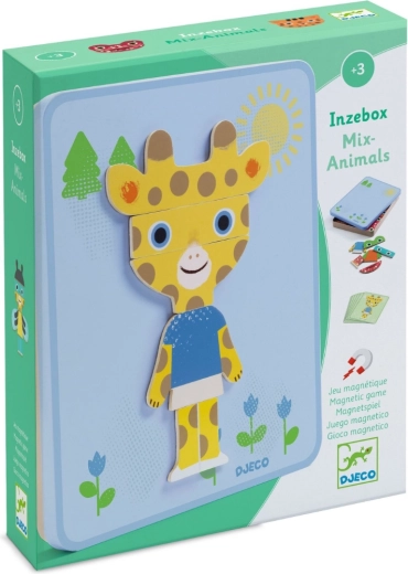 Djeco joc magnetic Inzebox mix de animăluțe