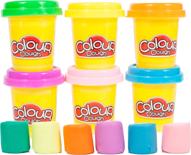 Plastilină în tub, set 6 culori