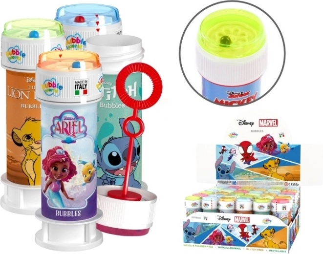 Disney Marvel soluție pentru baloane de săpun 60 ml, display 36 bucăți