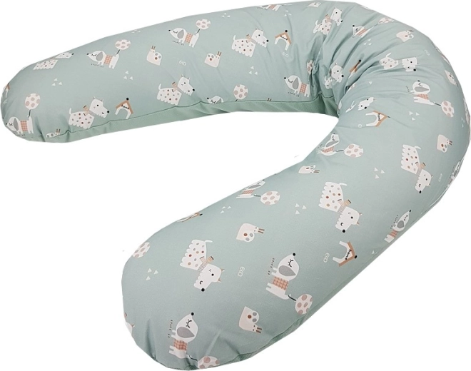 Sprijin ergonomic în U pentru sarcină și alăptare