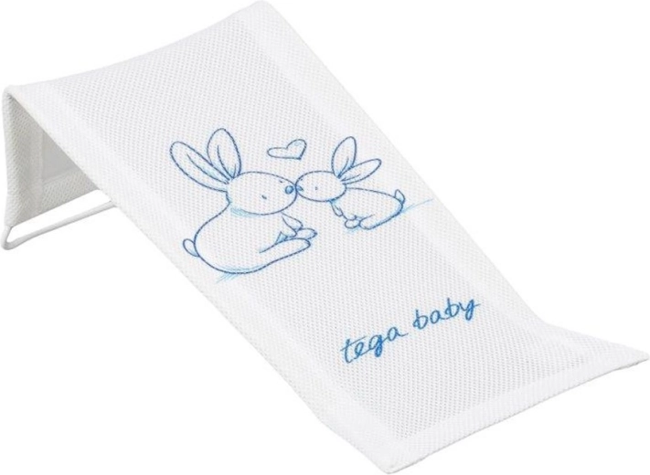Șezlong textil pentru cădiță cu iepurași, alb