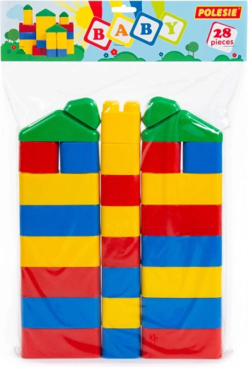 Set de construcție Polesie Baby pentru copii, 28 de piese