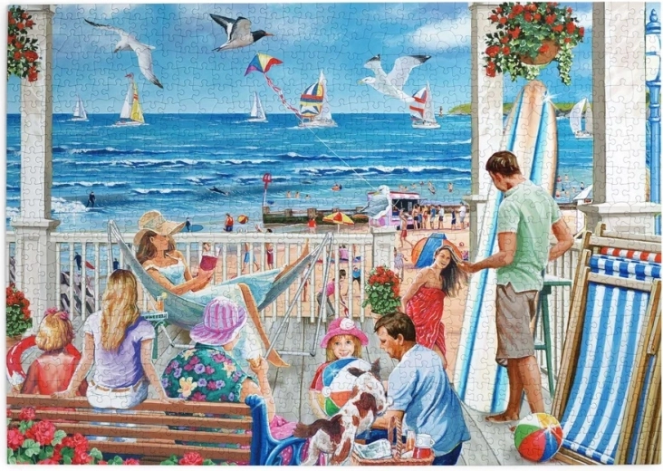 Puzzle House of Puzzles Relaxare pe terasă, 1000 de piese