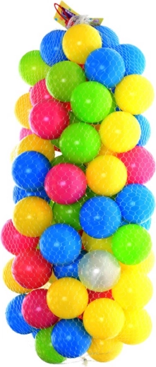 Mingi colorate pentru bebeluși pentru piscină cu bile 6 cm (100 buc.)