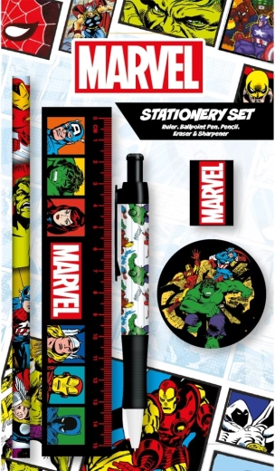 Set școlar Marvel cu motiv