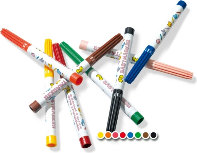 8 culori vesele pentru primele desene