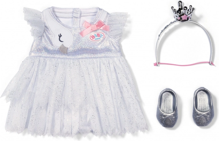 Aspect de balet strălucitor cu motiv de lebădă