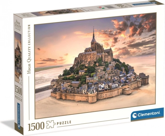 Puzzle 1500 piese – The Mont Saint-Michel Rising (Clementoni)