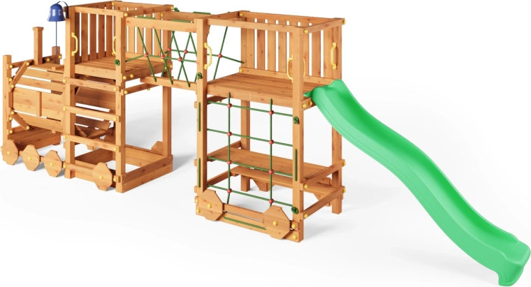 Tobogan verde lung de 220 cm