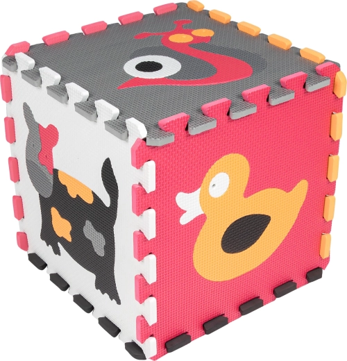 Covoraș, țarc și puzzle 3D într-un singur produs