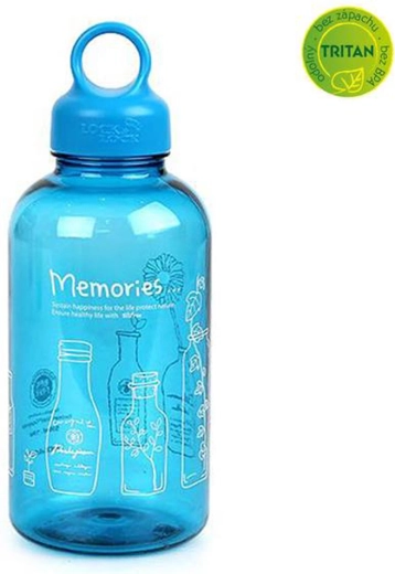 Sticlă de apă din plastic Bisfree Loop 530 ml albastru