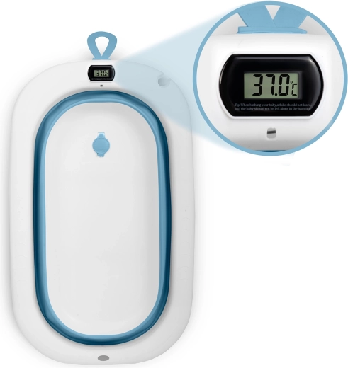 Termometru electronic cu LCD clar și dop de siguranță