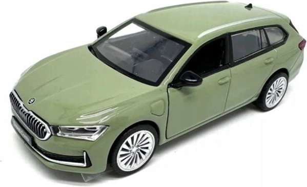 Model electric MSZ Škoda Superb Combi iV verde