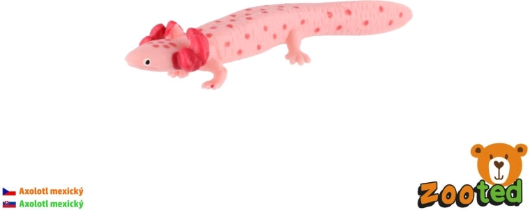 Figurină din plastic cu axolotl mexican de 8 cm
