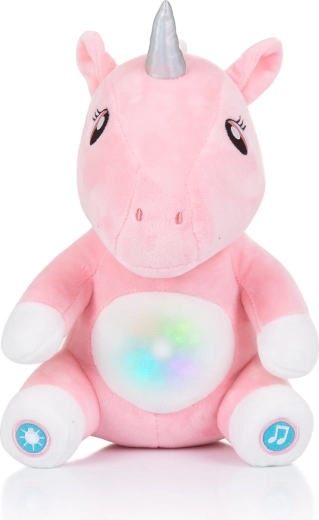 CHIPOLINO unicorn din pluș cu luminițe și muzică