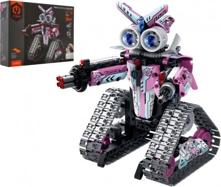 Set de construcție RC robot iM.MASTER cu telecomandă – Roz