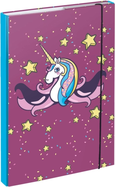 BAAGL mapă pentru caiete școlare A4 – unicorn