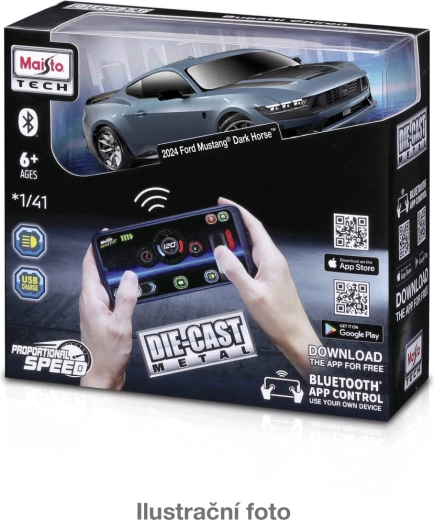 Maisto RC model metalic 1:41 cu control Bluetooth și lumini