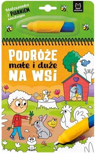 Caiet de colorat cu marker cu apă – La fermă