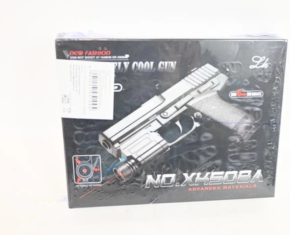 Pistol cu bile pentru copii, cu efecte luminoase