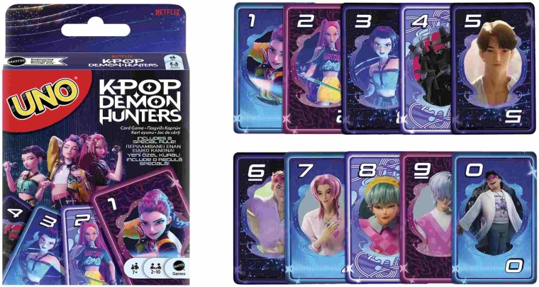 UNO K-pop: vânătoarele de demoni