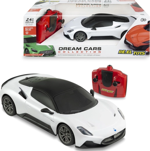 Maserati MC20 mașină RC cu telecomandă 1:24 albă 17 cm