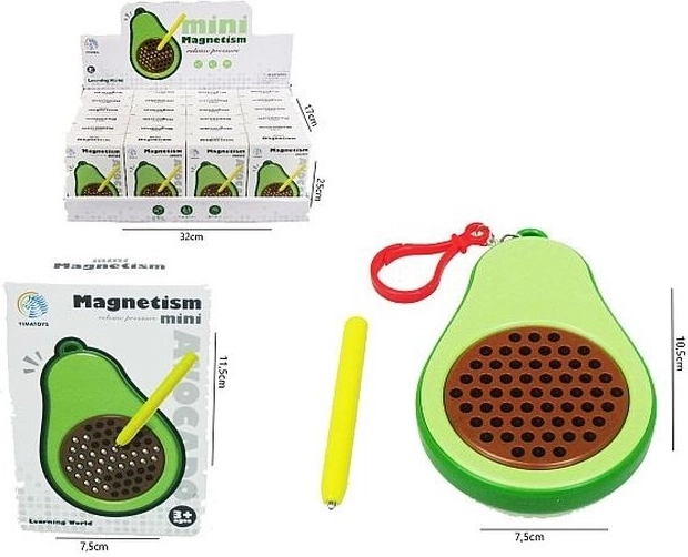 Tăbliță magnetică de desen în formă de avocado