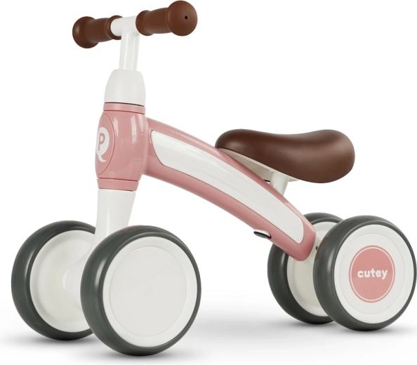 QPlay Cutey-5 bicicletă de echilibru pentru copii, roz