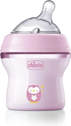 Biberon anticolici Chicco Natural Feeling 150 ml pentru fete 0 m+