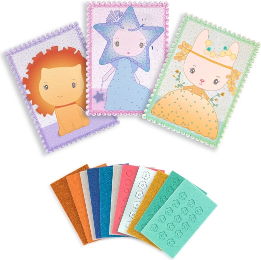 Materiale colorate și o lucru plăcut cu texturi