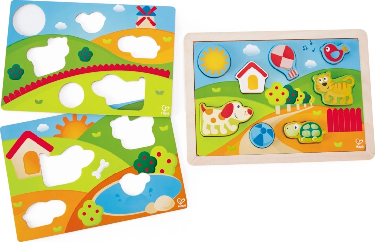 Puzzle Valea Însorită 3 în 1