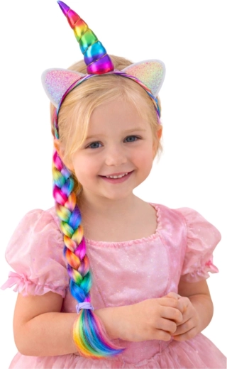 Păr multicolor pentru împletirea cozițelor