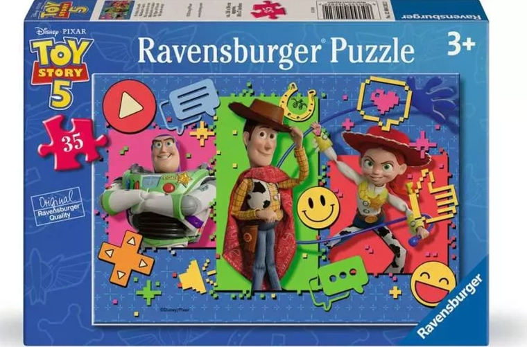 Puzzle Ravensburger Toy Story 5: Povestea jucăriilor, 35 de piese
