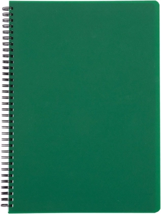 Bloc notes cu inele A5 Classic verde