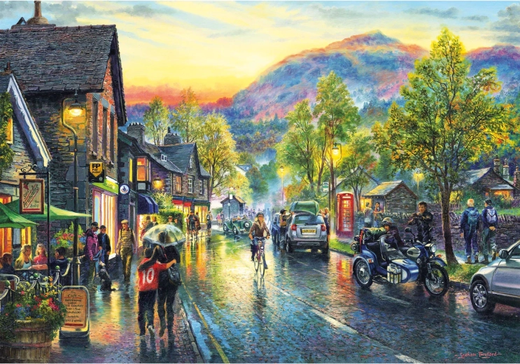 Puzzle GIBSONS Grasmere la amurg 500 piese