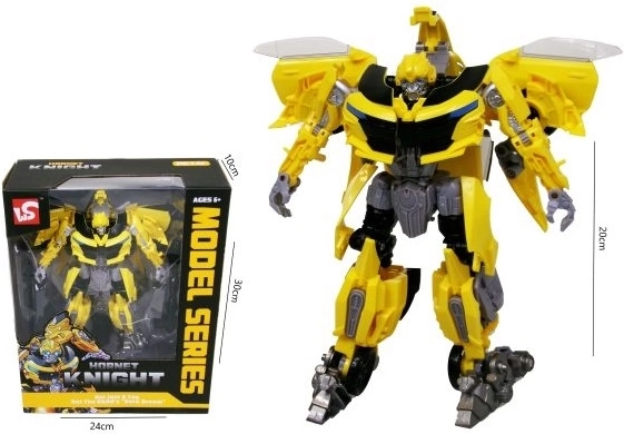Robot de 23 cm din plastic și metal