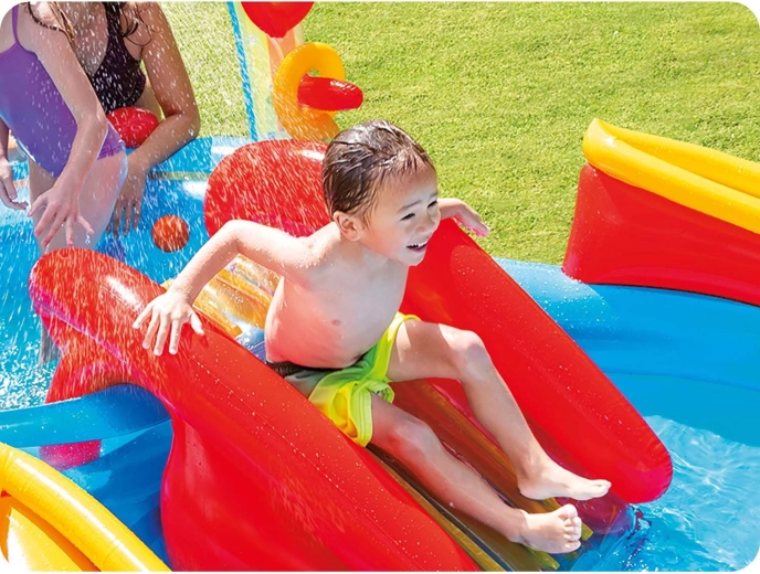 Tobogan sigur cu aterizare moale