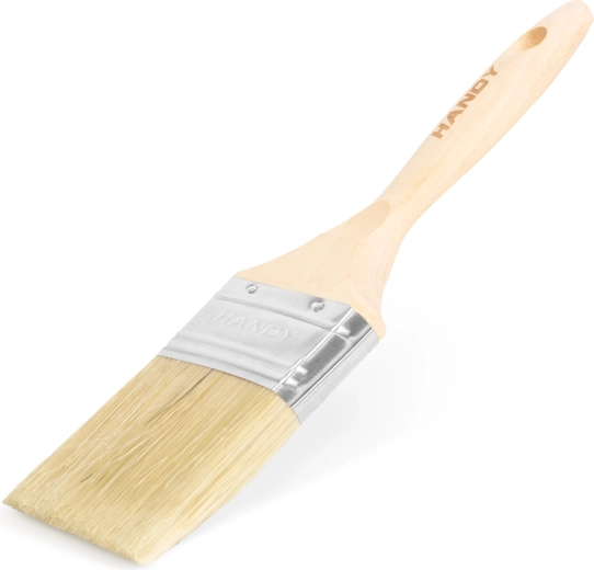 Pensulă lată de zugrăvit cu mâner din lemn, 75 mm