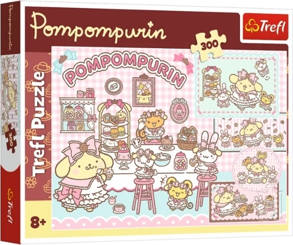 Puzzle 300 „Cukrový svět” Pompompurina