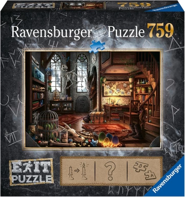 Puzzle Ravensburger Exit: Laboratorul Dragonului 759 piese