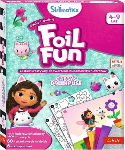 Skillmatics Căsuța magică a lui Gabi – set creativ cu folii (Foil Fun)