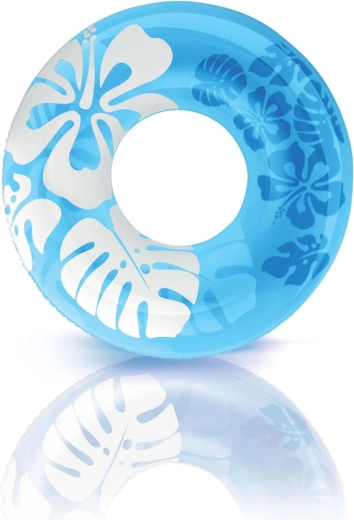 Colac gonflabil 91 cm cu motiv floral hawaiian INTEX