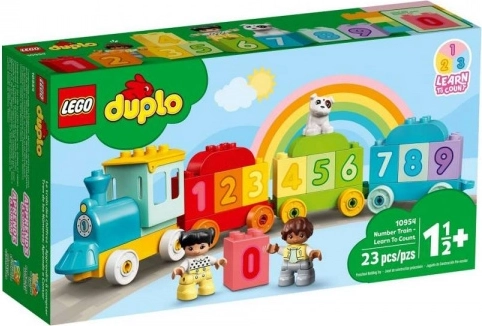 lego duplo tren cu numere – învățarea calculului