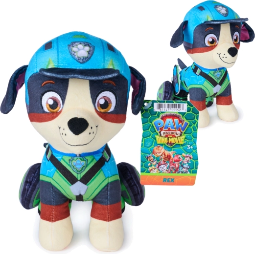 Spin Master Paw Patrol: Dino rescue pluș Rex 20 cm - 1 bucată